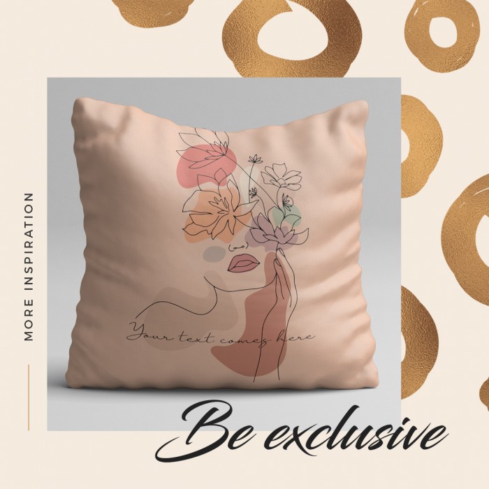 Pillow print design