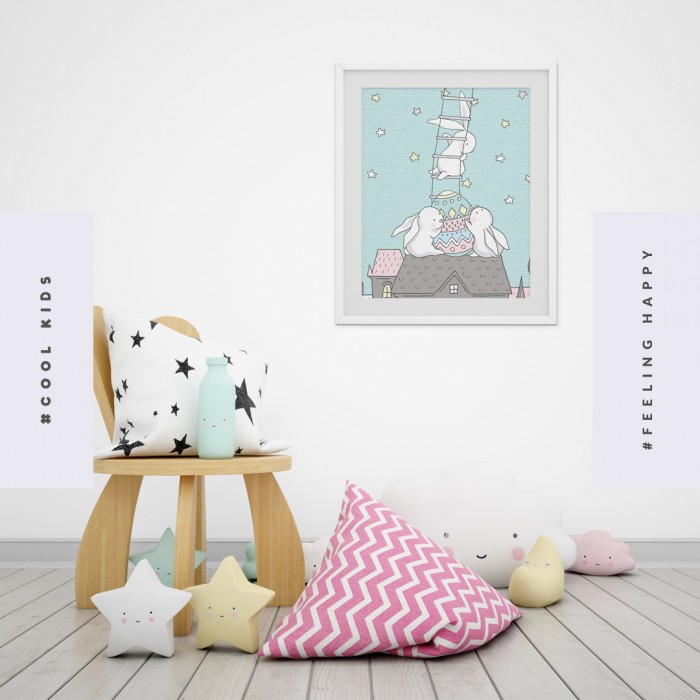 Kids room posters design